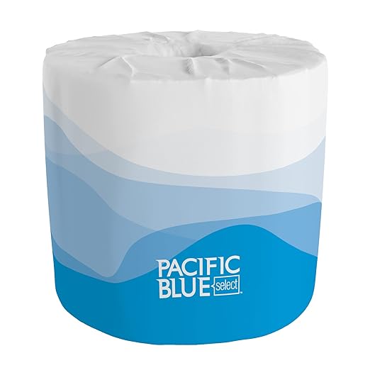 Georgia-Pacific Blue Select 2-Ply Embossed Toilet Paper (previously branded Preference), 18280/01, 550 Sheet Per Roll, 80 Rolls Per Case