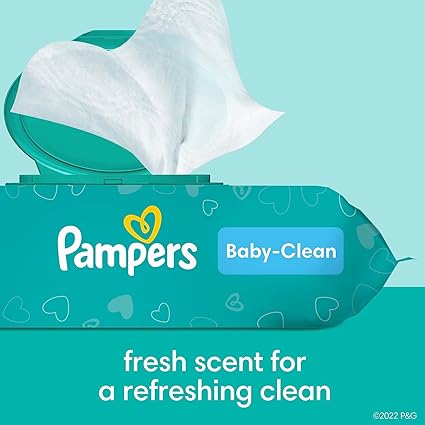 Pampers Baby Fresh Scented Baby Wipes Combo, 72 Count (Pack of 16)