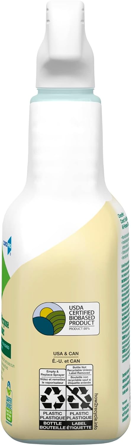 Clorox CloroxPro EcoClean All-Purpose Cleaner Spray Bottle, 32 Fluid Ounces