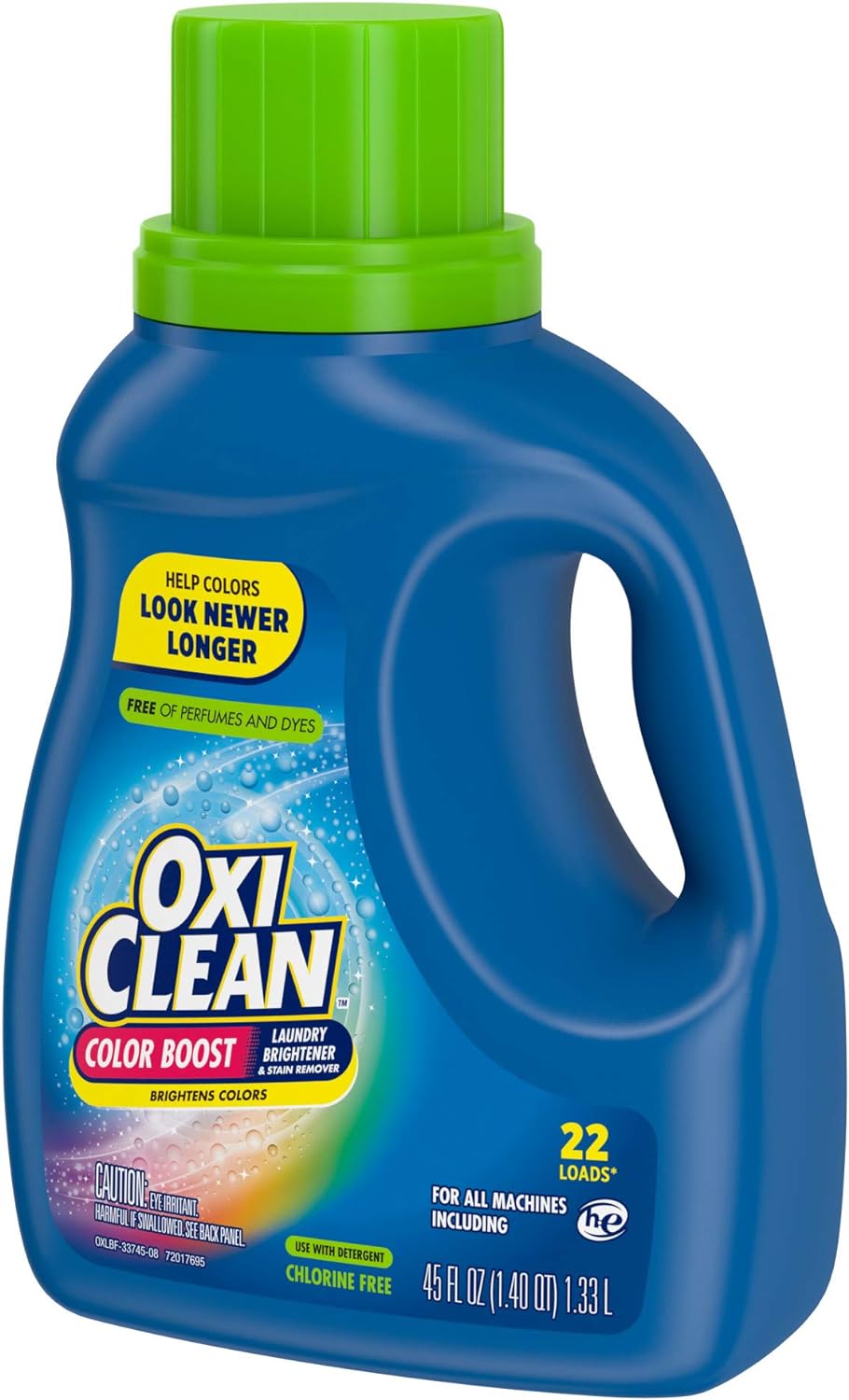 OxiClean Color Boost Laundry Brightener and Stain Remover Liquid Free, 45 fl oz