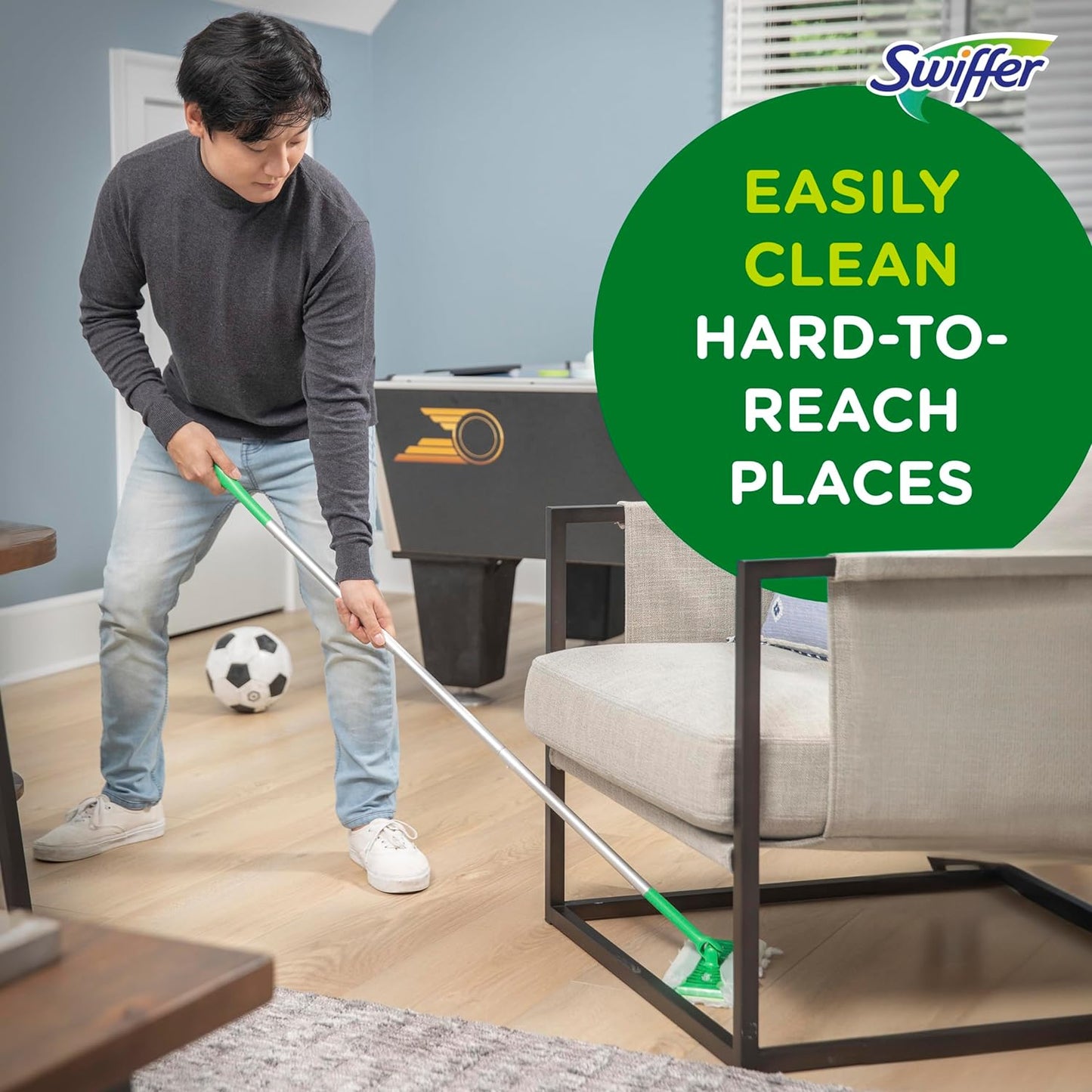 Swiffer Sweeper Dry Sweeping Pad, Multi Surface Refills for Dusters Floor Mop, with Febreze Lavender, 32 count