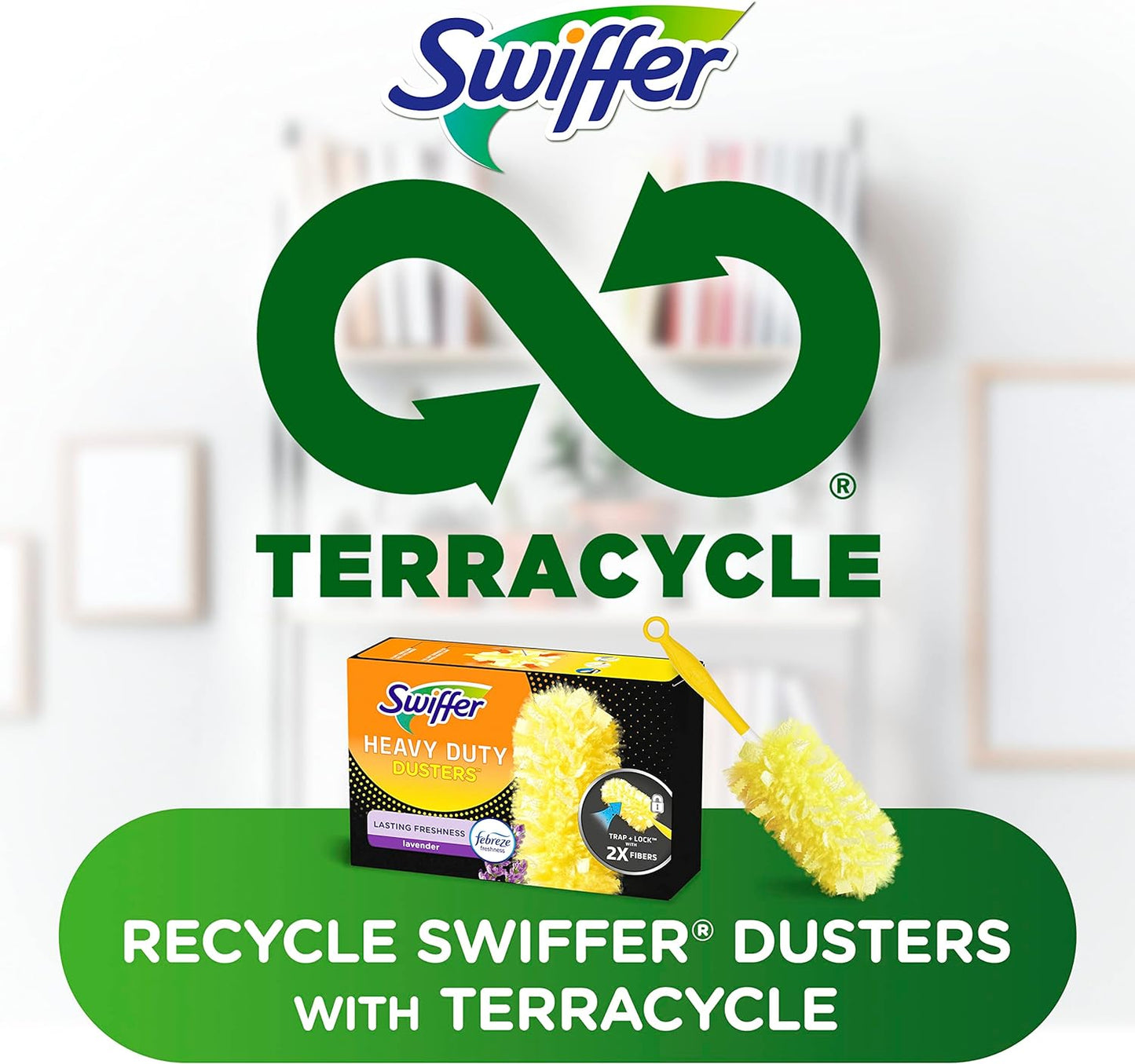Swiffer Dusters Multi-Surface Heavy Duty Duster Lavender Refills, 11 Count