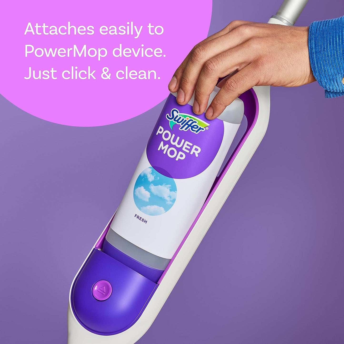 Swiffer PowerMop Floor Cleaning Solution with Lavender Scent, 25.3 fl oz, 2 Pack