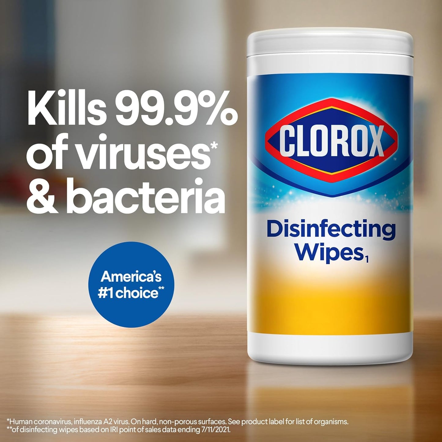 Clorox Disinfecting Wipes Value Pack, Household Essentials, 75 Count (Pack of 3)(Package May Vary)