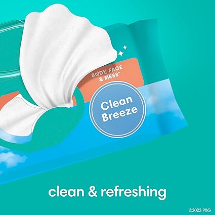 Pampers Clean Breeze Baby Wipes, 504 count (Packaging May Vary)