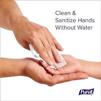 Purell Hand Sanitizing Wipes, Clean Refreshing Scent, 40 Count Hand Wipes Canister (Pack of 6) - 9120-06-CMR