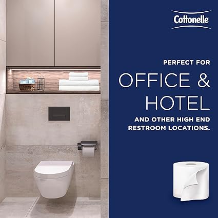 Cottonelle® Professional Standard Roll Toilet Paper (17713), 2-Ply, White, (451 Sheets/Roll, 60 Rolls/Case, 27,060 Sheets/Case)