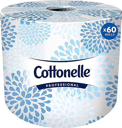 Cottonelle® Professional Standard Roll Toilet Paper (17713), 2-Ply, White, (451 Sheets/Roll, 60 Rolls/Case, 27,060 Sheets/Case)