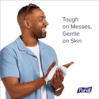 Purell Hand Sanitizing Wipes, Clean Refreshing Scent, 40 Count Hand Wipes Canister (Pack of 6) - 9120-06-CMR