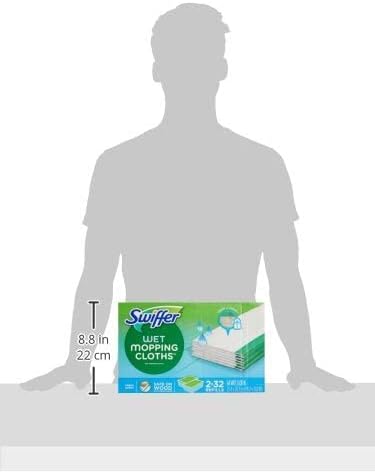 Swiffer Sweeper Wet Mopping Pad Refills for Floor Mop with Febreze Lavender Scent, 12 Count (Packaging May Vary)