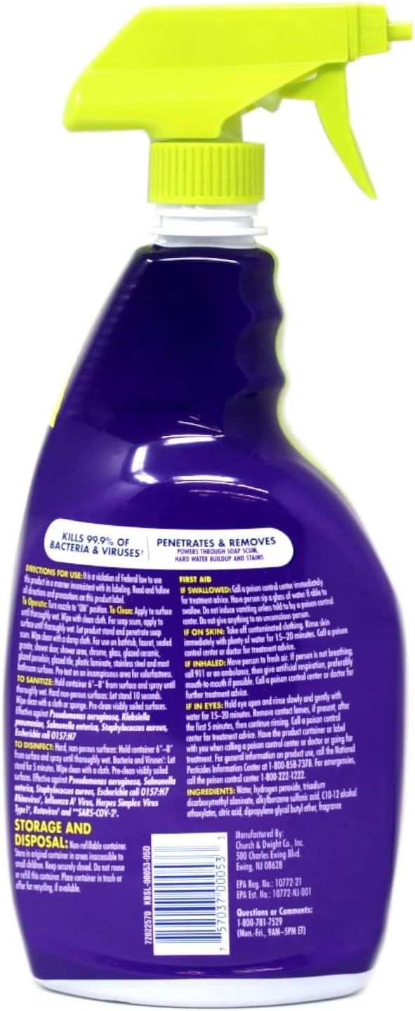 OxiClean Shower, Tub & Tile Cleaner 32 oz (Pack of 2)