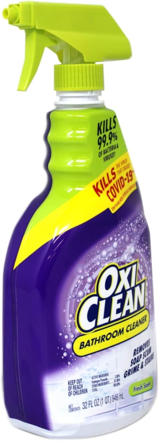OxiClean Shower, Tub & Tile Cleaner 32 oz (Pack of 2)