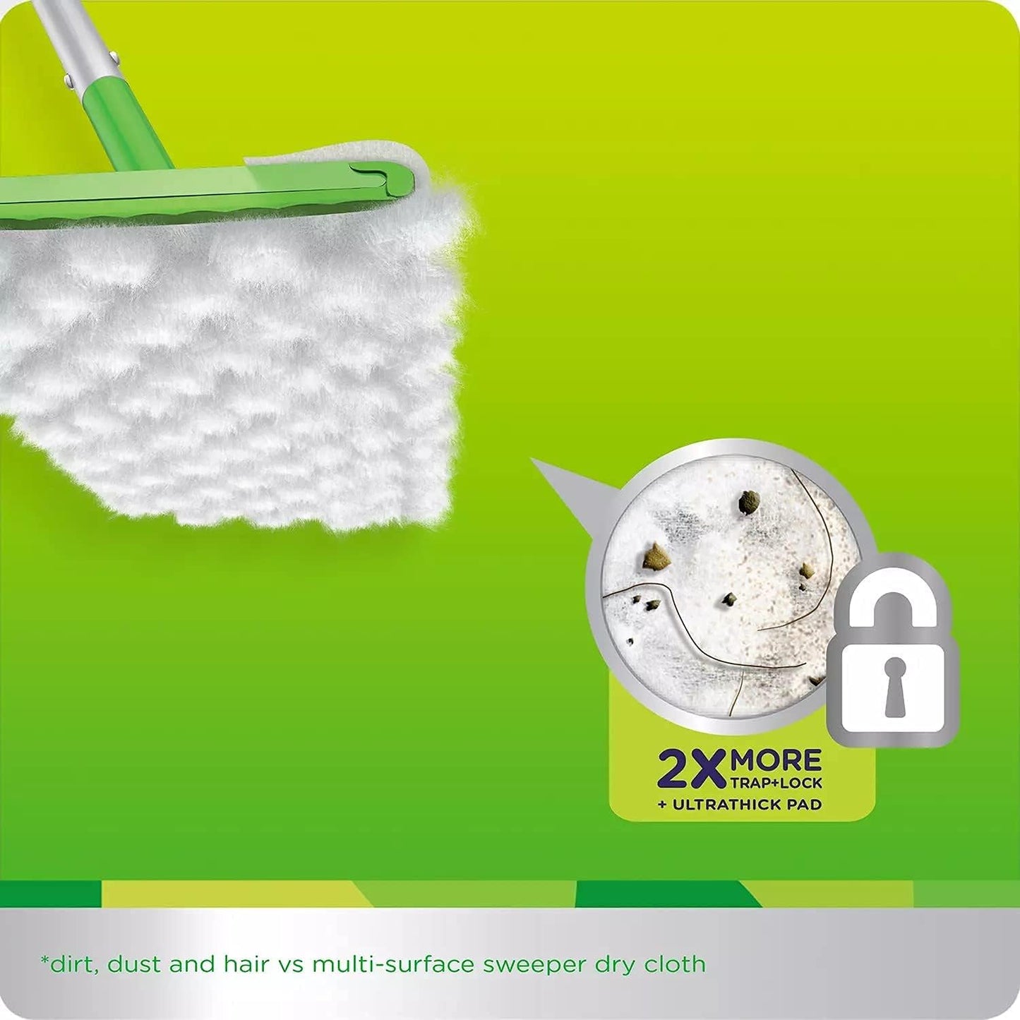 Swiffer Sweeper Heavy Duty Mop Pad Refills for Floor Mopping and Cleaning, All Purpose Multi Surface Floor Cleaning Product, 20 Count, 2 Pack