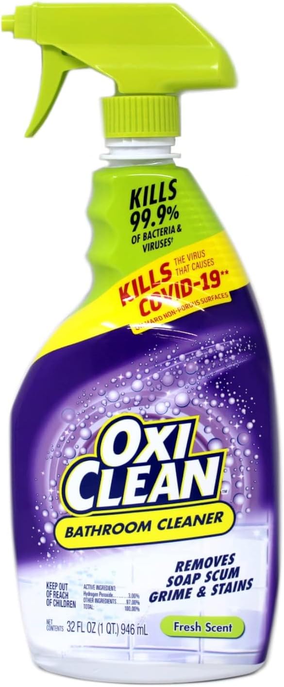 OxiClean Shower, Tub & Tile Cleaner 32 oz (Pack of 2)