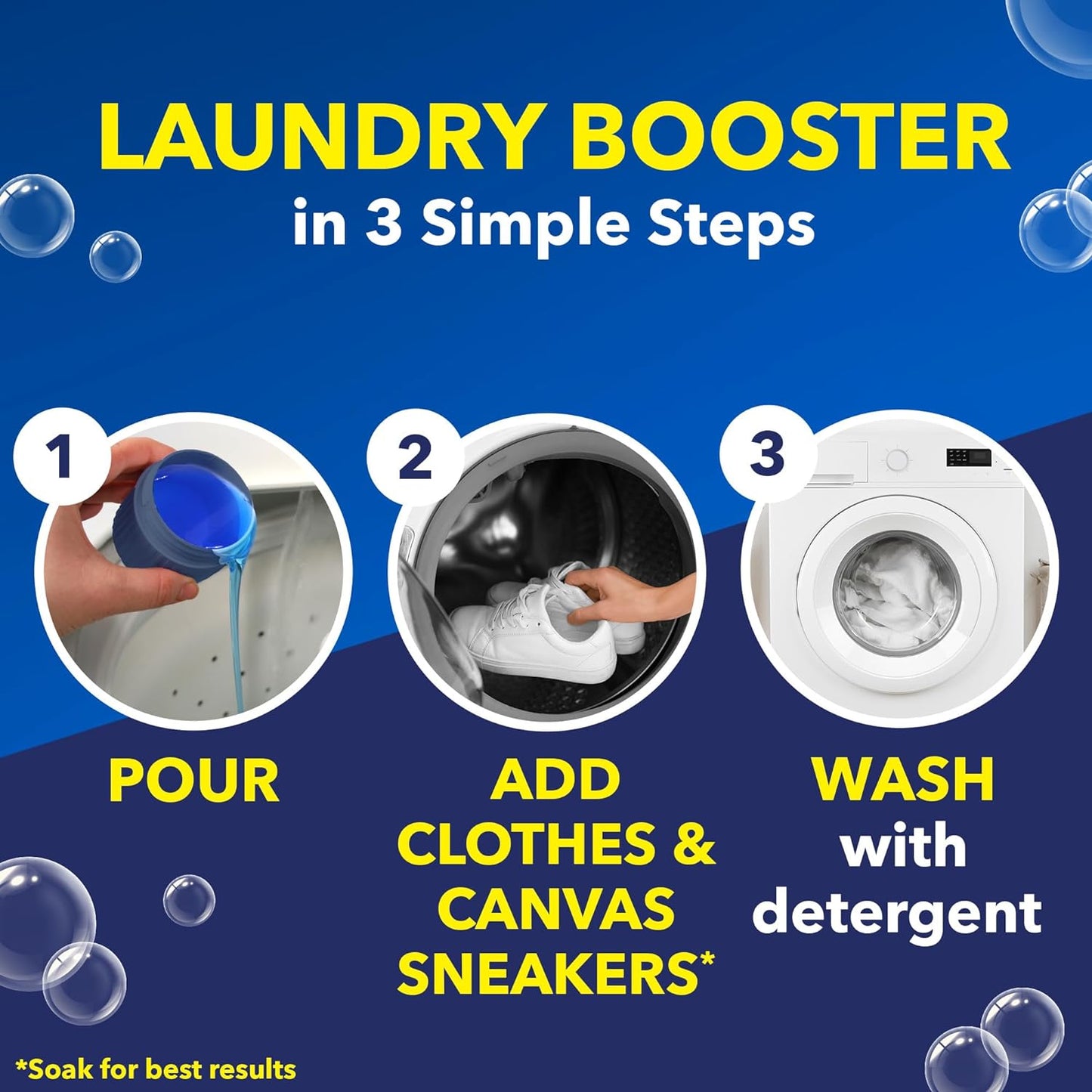 OxiClean White Revive Laundry Whitener and Stain Remover Liquid, 50 fl oz