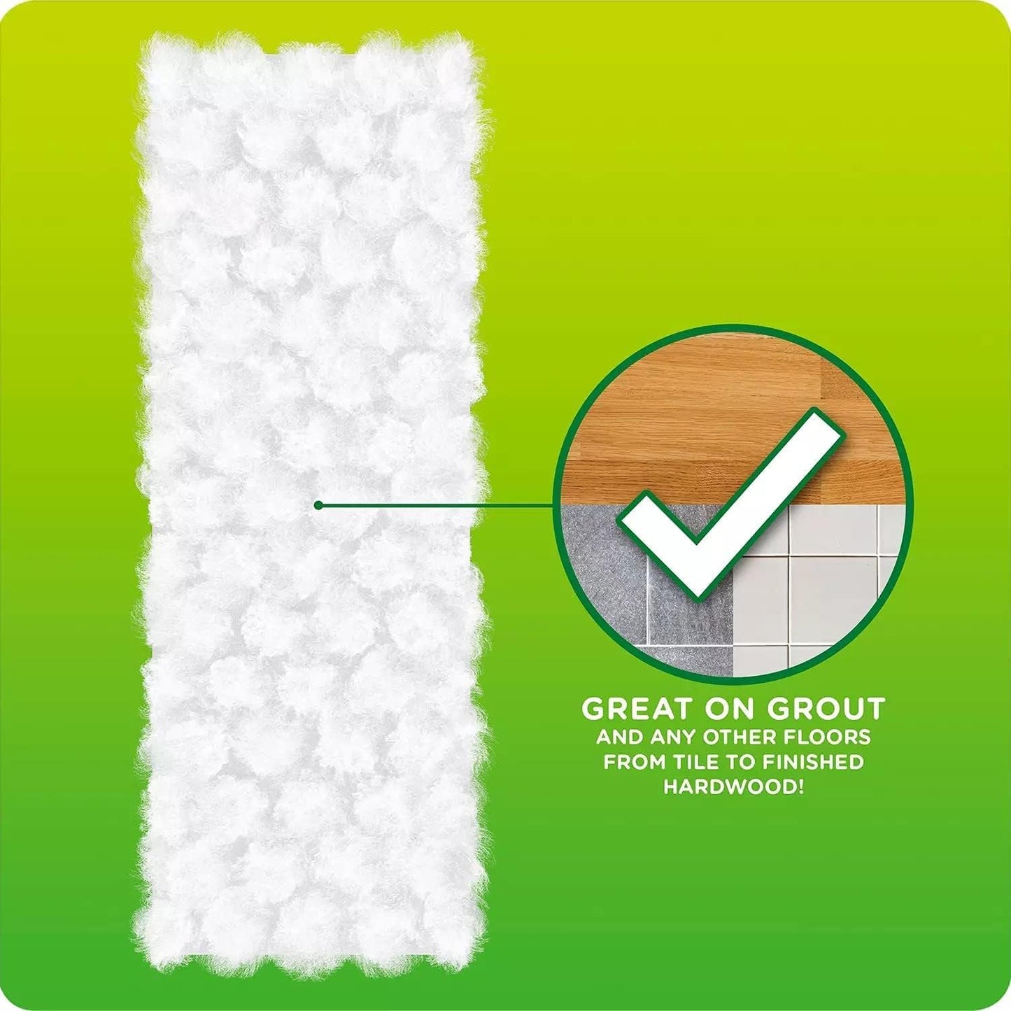 Swiffer Sweeper Heavy Duty Mop Pad Refills for Floor Mopping and Cleaning, All Purpose Multi Surface Floor Cleaning Product, 20 Count, 2 Pack