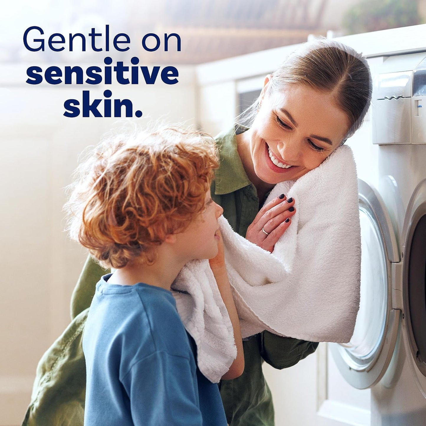 Downy Rinse & Refresh Free & Gentle Laundry Odor Remover and Fabric Softener, Fragrance Free, 48 fl oz, No Dyes or Heavy Perfumes